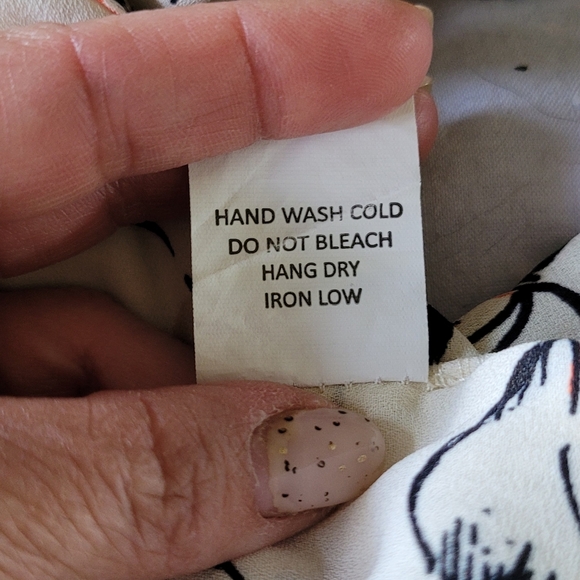 Sienna Sky blouse with puff elbow sleeves and mock neck - Picture 6 of 7